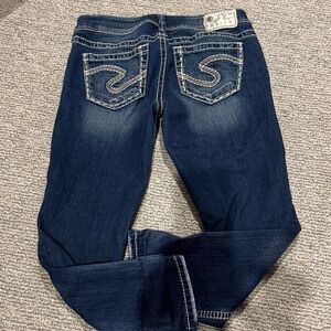 Silver jeans Classic Dark Blue capri Women's Jeans